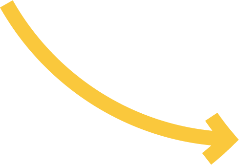 カロリー下降する矢印